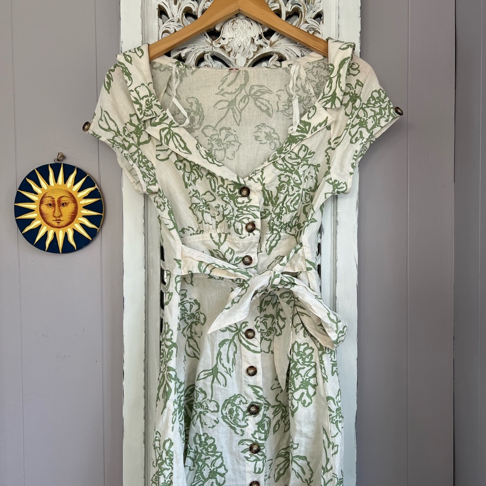 Free People FLORAL MINI DRESS
